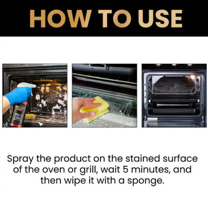 🧼 50% OFF ✨ Oven & Grill Cleaner Spray – Dissolves Grease in 5 Mins, No Scrubbing & Eliminates Odors 🔥