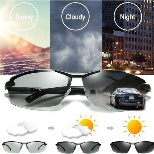 2026🔥Photochromic Sunglasses with Anti-glare Polarized Lens