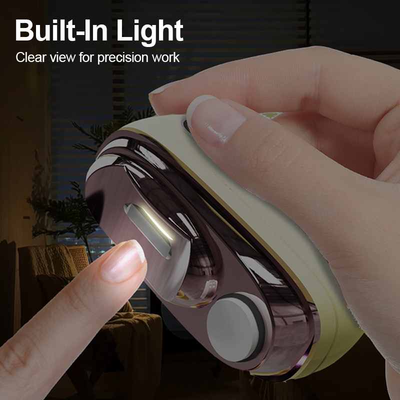 🌟2-in-1 Safe Electric Nail Clipper