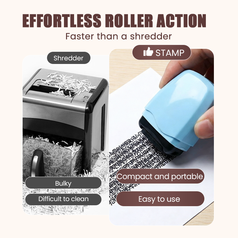 ⏳ Final Hours Flash Sale!! 💞 50K+ SOLD! 🛡️✉️ Privacy Roller Stamp – Hide personal info instantly. No shredding needed. Refillable & portable. 🔏✨