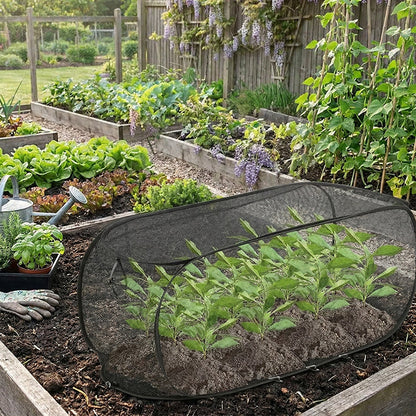 🌱🛡️Pop-Up Plant Protection Mesh Cover