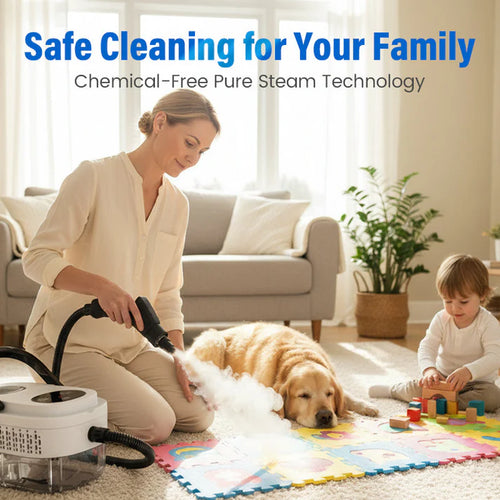 🔥2026 New Upgrade＆50％ Off⏰⏰2500W Handheld High-Temperature Pressurized Steam Cleaner