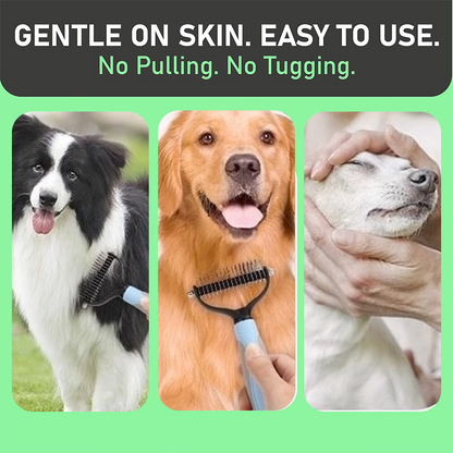 🐾 50% OFF! 🧹 Double-Sided Grooming Comb for Dogs & Cats – Removes Loose Fur, Gentle Brush & Ideal for a Healthy, Shiny Coat 🐶