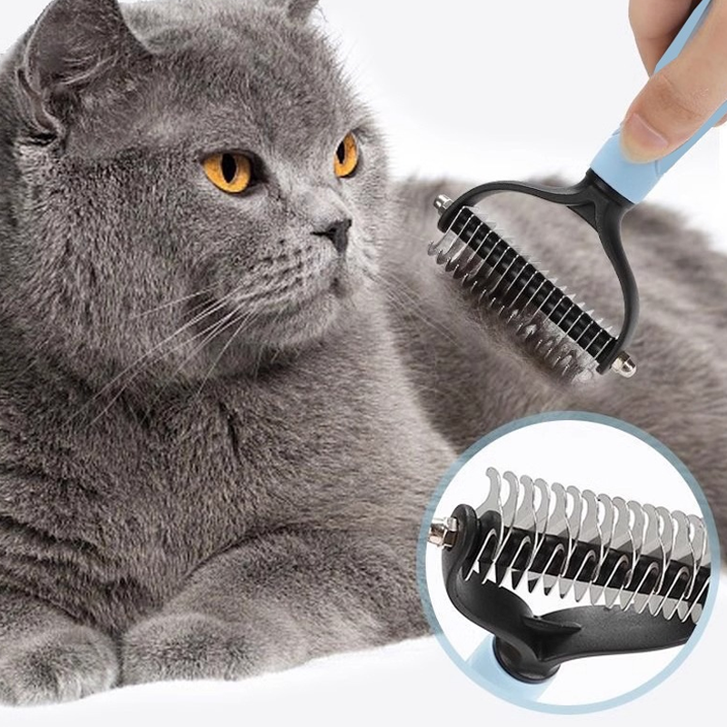 🐾 50% OFF! 🧹 Double-Sided Grooming Comb for Dogs & Cats – Removes Loose Fur, Gentle Brush & Ideal for a Healthy, Shiny Coat 🐶