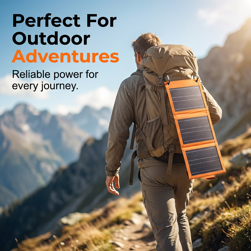 ☀️📲 Portable Solar Panel with USB – Charge Anywhere Off-Grid, Foldable & Lightweight for Travel 🌍⚡