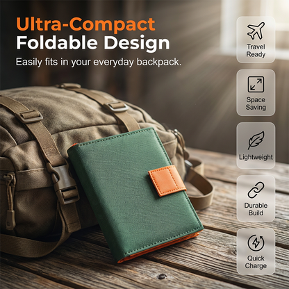 ☀️📲 Portable Solar Panel with USB – Charge Anywhere Off-Grid, Foldable & Lightweight for Travel 🌍⚡