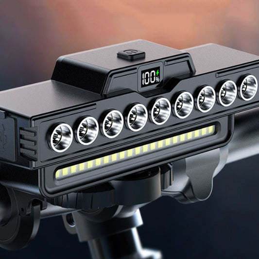 🚴 Bicycle Headlight – 28 LED, Horn, USB