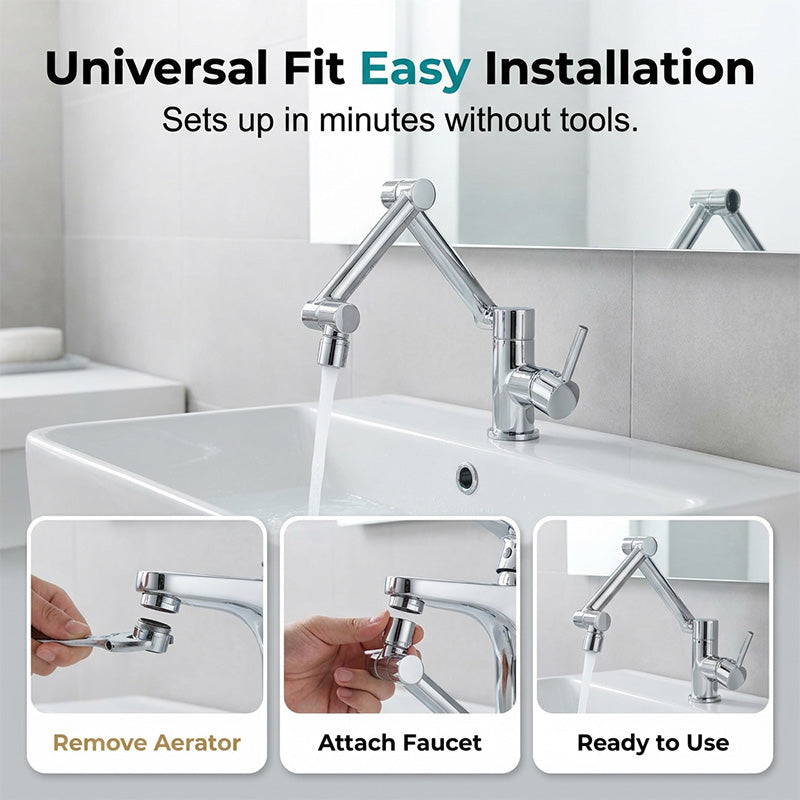 ⏰Limited-time offer⏰  360° Rotating Mechanical Arm Faucet