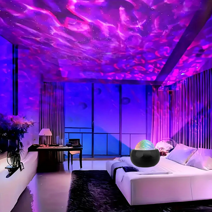 ✨ USB Water Ripple Atmosphere Lamp