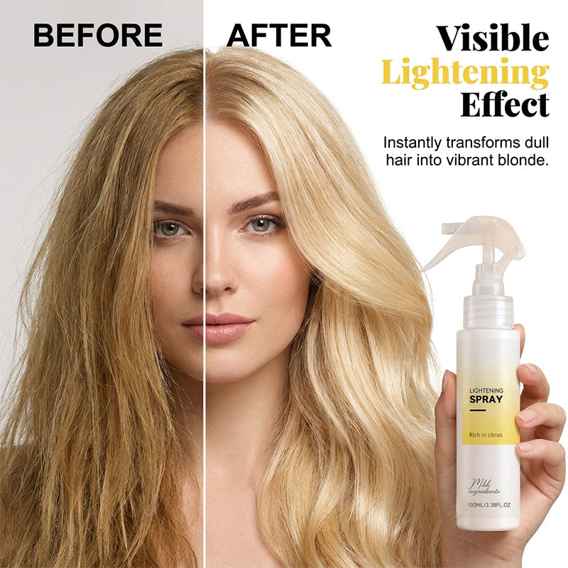 ✨ Blonde Hair Brightening Spray – Brighter, Shinier Blonde in Just a Few Sprays!