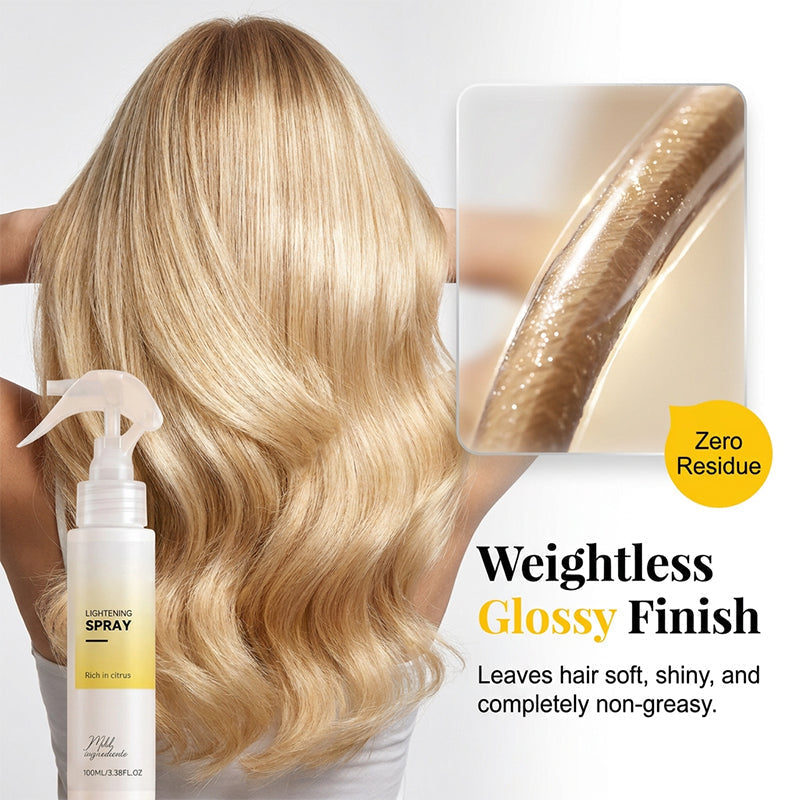 ✨ Blonde Hair Brightening Spray – Brighter, Shinier Blonde in Just a Few Sprays!