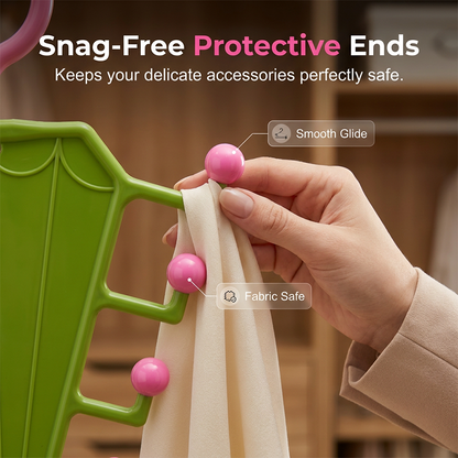 💞80K+ SOLD😍Multi-Functional V-Shaped Double Sided Hanger Storage Rack — V-Shaped Double Hooks for Coats, Hats, Bags & Keys