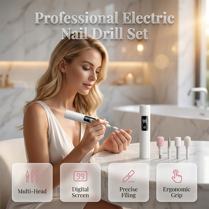 💅 Tired of Struggling With Thick, Uneven Nails? 😩 One Powerful Electric Nail Polisher Smooths, Shapes & Buffs With Ease! ✨💎