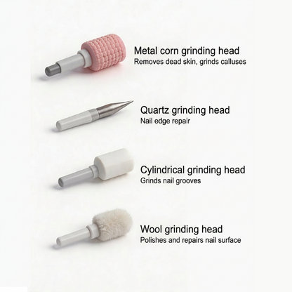 💅 Tired of Struggling With Thick, Uneven Nails? 😩 One Powerful Electric Nail Polisher Smooths, Shapes & Buffs With Ease! ✨💎