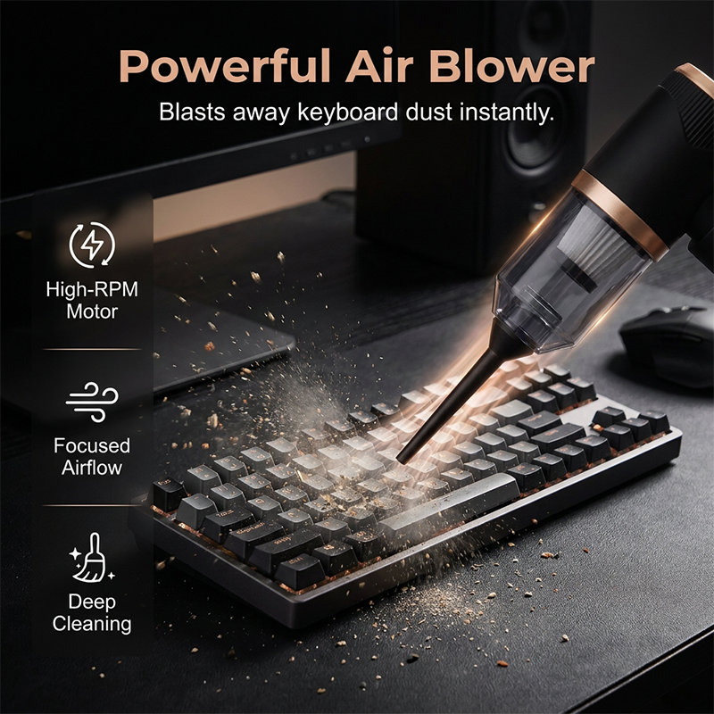 🔥 4-in-1 Cordless Vacuum – Small Size, Serious Suction