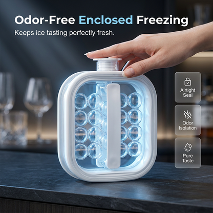 Best-Selling Portable Silicone Ice Ball Maker Kettle, Chill Anywhere with, 2-In-1 Ice Kettle