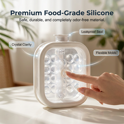 Best-Selling Portable Silicone Ice Ball Maker Kettle, Chill Anywhere with, 2-In-1 Ice Kettle