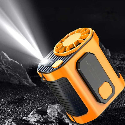 ❄️ LIMITED-TIME 50% OFF! ✨Outdoor High-Speed Waist-Mounted Portable Fan with Flashlight