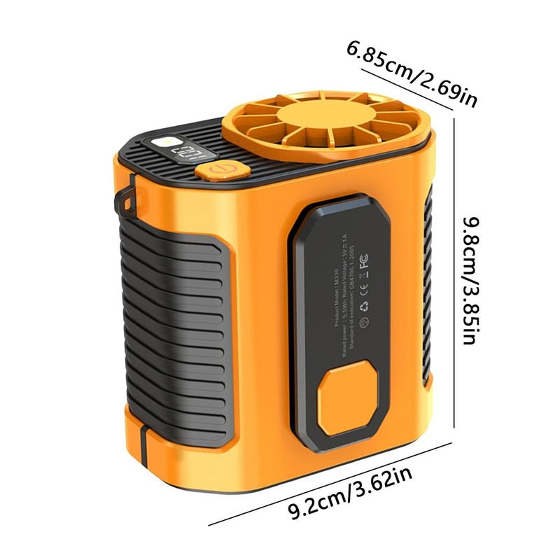 ❄️ LIMITED-TIME 50% OFF! ✨Outdoor High-Speed Waist-Mounted Portable Fan with Flashlight