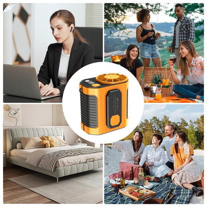 ❄️ LIMITED-TIME 50% OFF! ✨Outdoor High-Speed Waist-Mounted Portable Fan with Flashlight