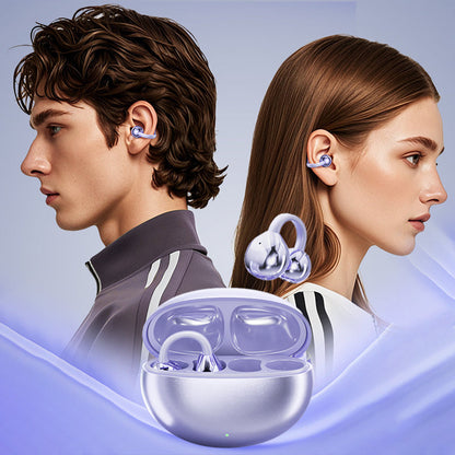 🎧 50% OFF! ✨ Bluetooth 5.4 Open-Ear Clip-On Earbuds with AI Translation – Hi-Fi Stereo Sound – Perfect for Sports, Everyday Use & Travel 🌍🏃‍♂️💬