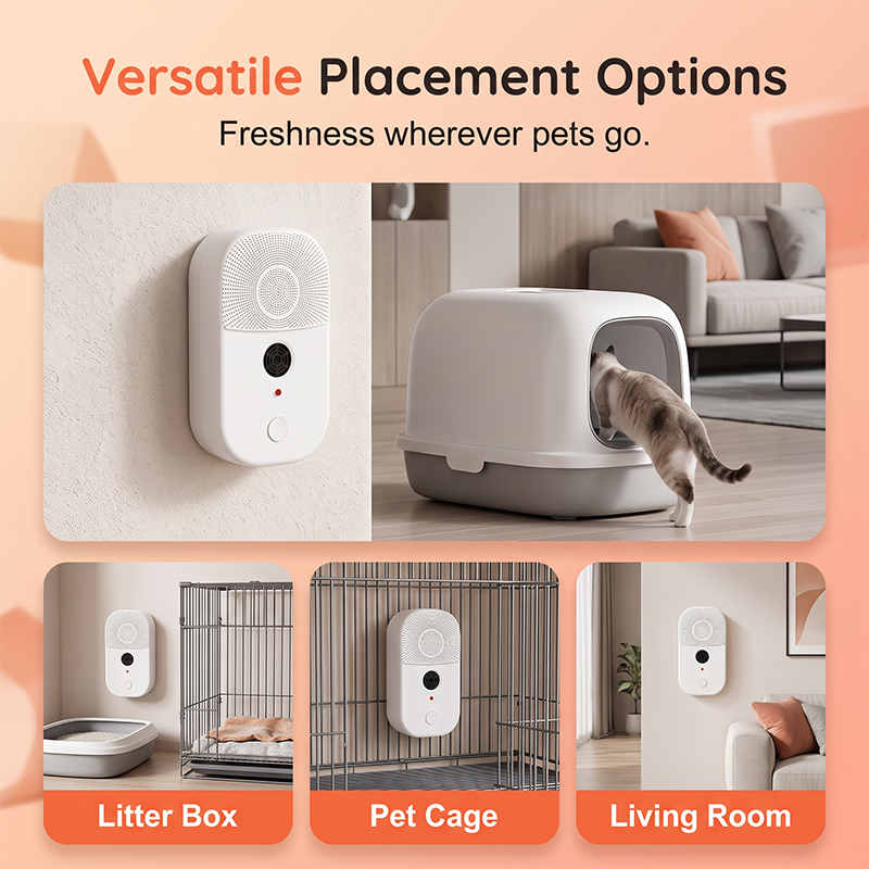 🔥HOT SALE🔥2-in-1 Pet Air Purifier & Ultrasonic Mite Repellent Device