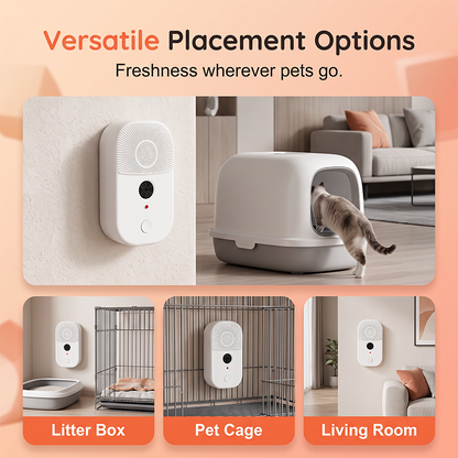 🔥HOT SALE🔥2-in-1 Pet Air Purifier & Ultrasonic Mite Repellent Device