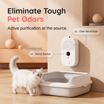 🔥HOT SALE🔥2-in-1 Pet Air Purifier & Ultrasonic Mite Repellent Device
