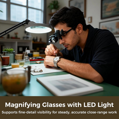 🎉 LIMITED TIME 50% OFF! 🔍 Precision LED Magnifier – Hands-Free Craft Clarity 💡
