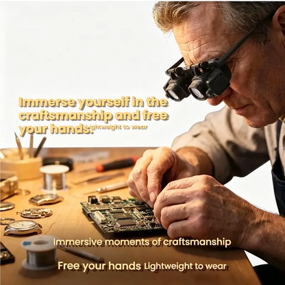 🎉 LIMITED TIME 50% OFF! 🔍 Precision LED Magnifier – Hands-Free Craft Clarity 💡
