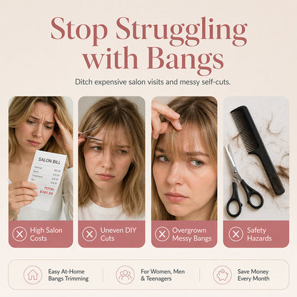 💇 LIMITED-TIME 50% OFF! Adjustable DIY Hair Thinning Trimmer Comb, Dual-Side Safe Home Hair Styling Tool
