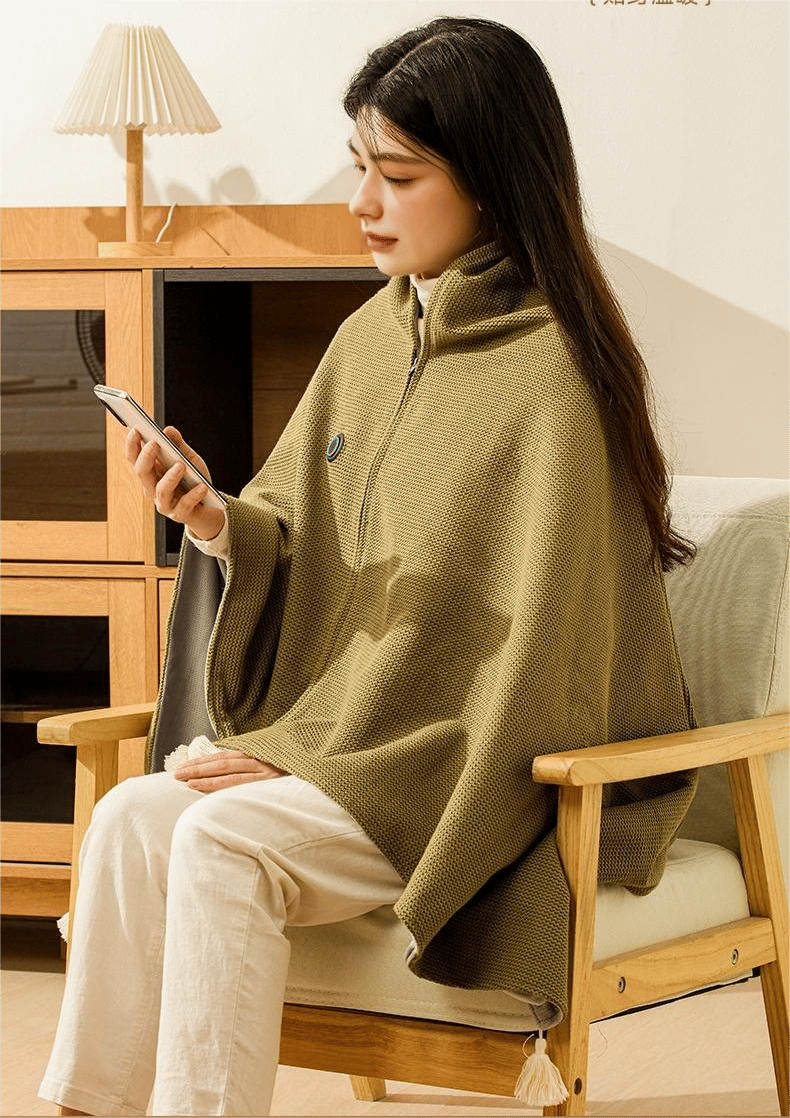 🔥 Christmas Sale — 50% OFF! ❄️ Stay Warm All Winter — Portable Electric Heated Blanket Shawl