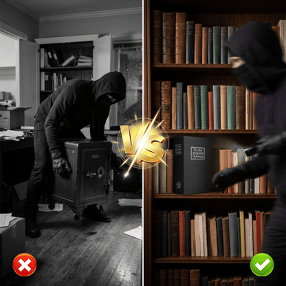 Book Shaped Security Lock Box
